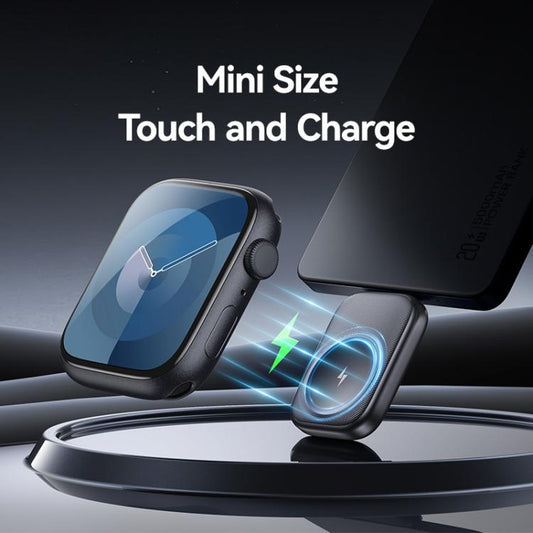 For Apple Watch Series USAMS CD247 USB-C / Type-C Plug Portable Watch Wireless Charger(Metal Gray) - Charger / Holder by USAMS | Online Shopping UK | buy2fix