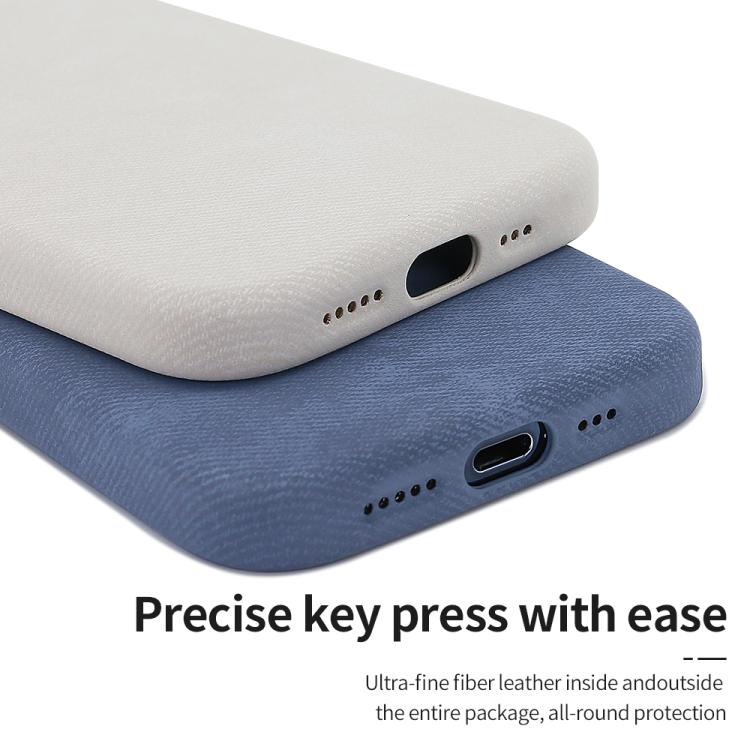 For iPhone 16 Pro VIETAO Retro Denim Texture PU Leather MagSafe Phone Case(Black) - iPhone 16 Pro Cases by VIETAO | Online Shopping UK | buy2fix