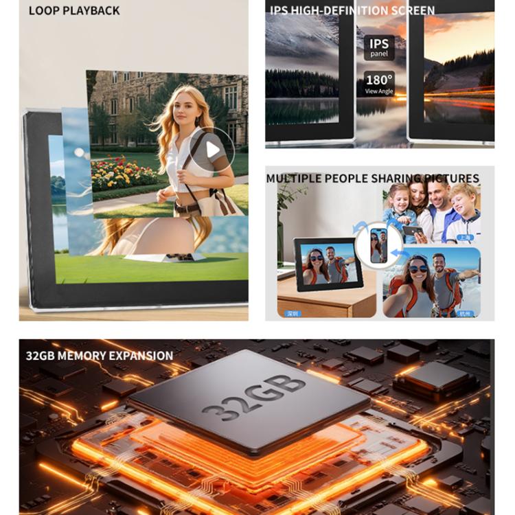 10 inch IPS HD Screen Smart WiFi Advertising Machine, Plug:EU Plug(Black) - 11 inch Below by buy2fix | Online Shopping UK | buy2fix