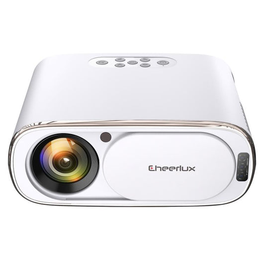 Cheerlux C16A Android Version 1920x1080P 450ANSI Smart Projector, UK Plug(White) - Mini Projector by Cheerlux | Online Shopping UK | buy2fix