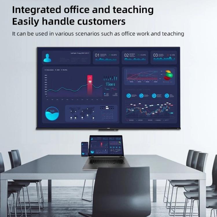 Cheerlux C26D Whale OS Version 1920x1080P 420ANSI Smart Projector, EU Plug(Black) - Mini Projector by Cheerlux | Online Shopping UK | buy2fix