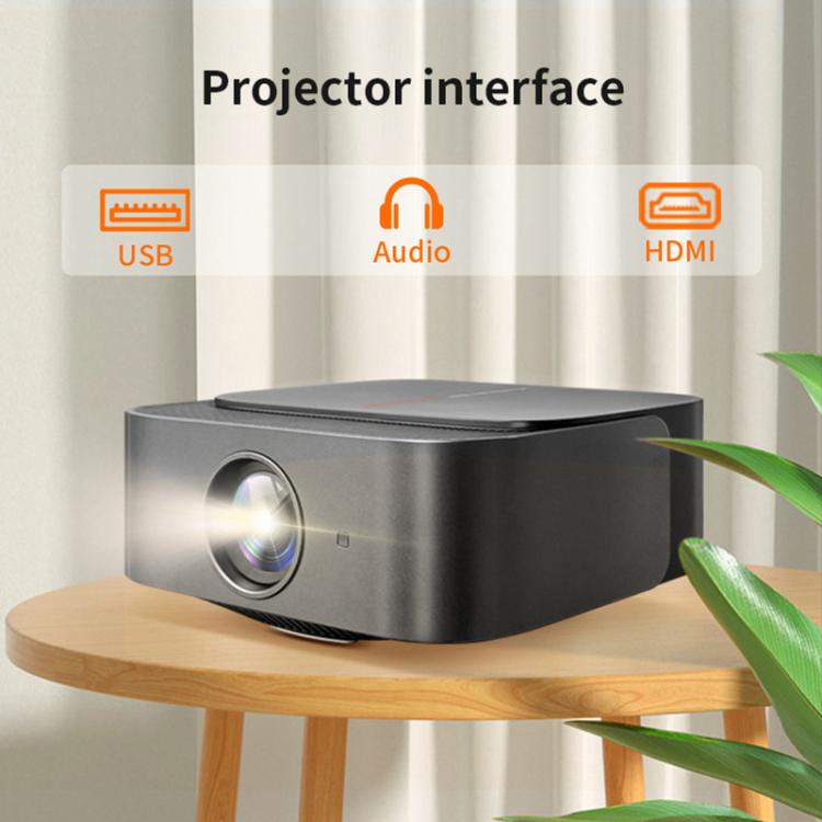 Cheerlux E2C Same Screen Version 1920x1080P 300ANSI Smart Projector, AU Plug(Black) - Mini Projector by Cheerlux | Online Shopping UK | buy2fix