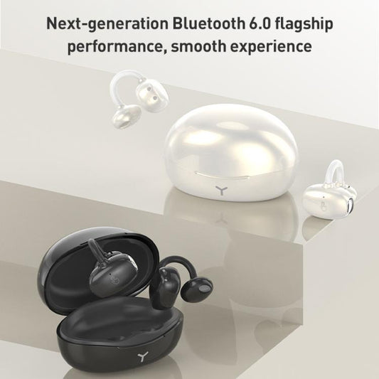 ZGA GS24 Ear Clip Wireless Bluetooth Earphones(White) - Bluetooth Earphone by ZGA | Online Shopping UK | buy2fix