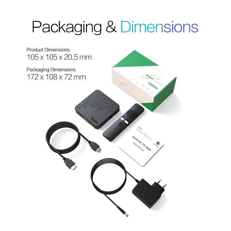 Tanix TX7 8K UHD Android 14 Smart TV Box with Remote Control, 4GB+64GB, Allwinner H728 Octa-Core(UK Plug) - Others by buy2fix | Online Shopping UK | buy2fix