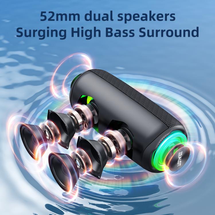 Zealot MP2 20W Portable Outdoor RGB Bluetooth Speaker(Black) - Desktop Speaker by ZEALOT | Online Shopping UK | buy2fix