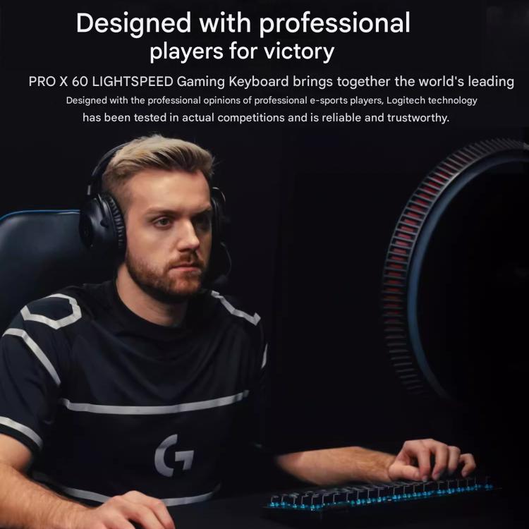 Logitech G PRO X 60 LIGHTSPEED Wireless Gaming Keyboard, GX-T Optical Switches(White) - Wireless Keyboard by Logitech | Online Shopping UK | buy2fix