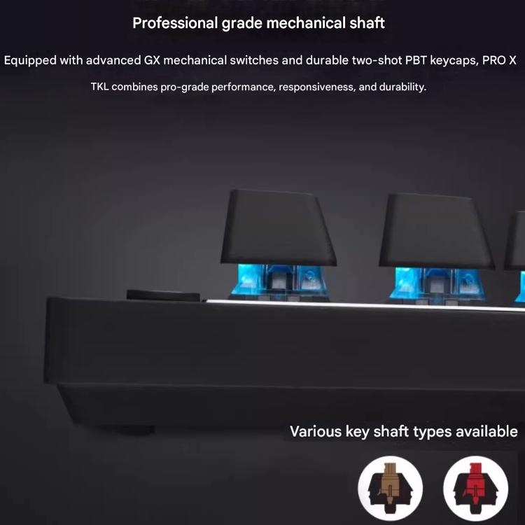 Logitech G PRO X TKL Wireless Gaming Keyboard, GX-T Mechanical Switches(White) - Wireless Keyboard by Logitech | Online Shopping UK | buy2fix