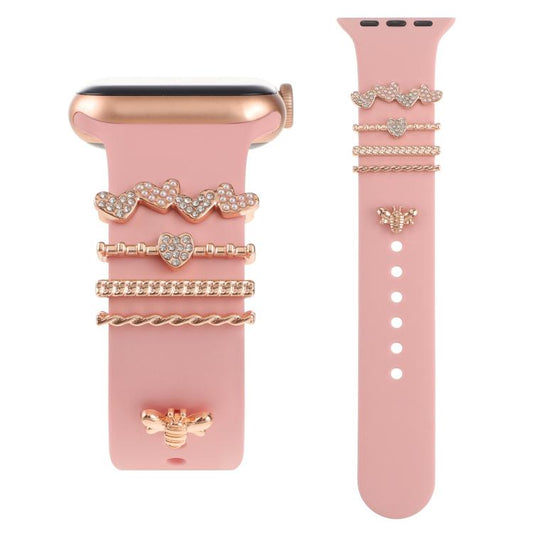 Smart Watch Band Decorative Ring Metal Accessories(Bee) - Watch Decorations by buy2fix | Online Shopping UK | buy2fix