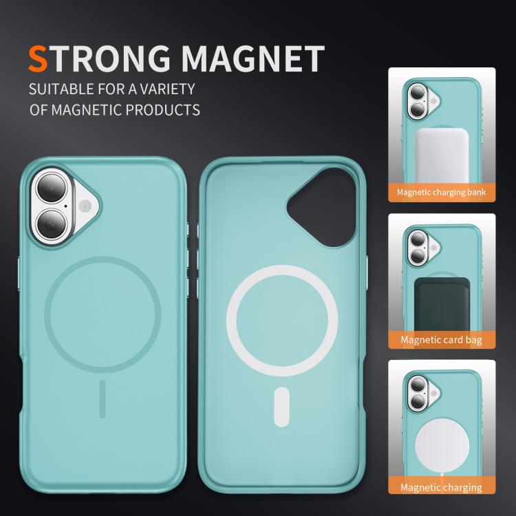 For iPhone 17 Imitation Original Magsafe PC Hybrid TPU Phone Case(Light Blue) - iPhone 17 Cases by buy2fix | Online Shopping UK | buy2fix