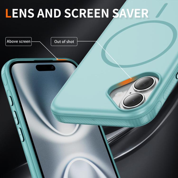 For iPhone 17 Imitation Original Magsafe PC Hybrid TPU Phone Case(Light Blue) - iPhone 17 Cases by buy2fix | Online Shopping UK | buy2fix