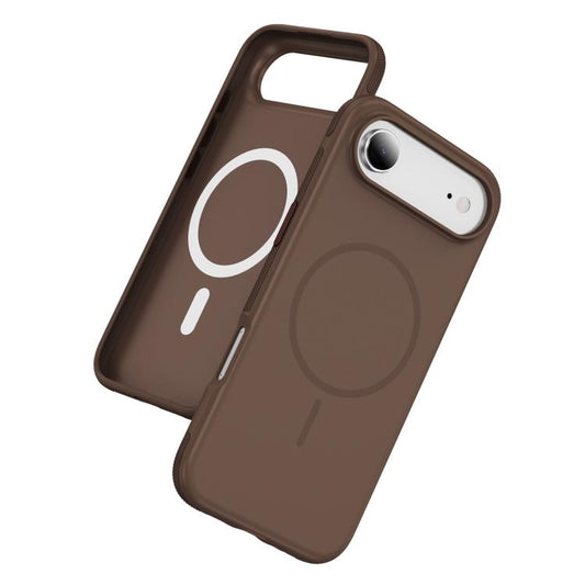 For iPhone Air Imitation Original Magsafe PC Hybrid TPU Phone Case(Coffee) - iPhone Air Cases by buy2fix | Online Shopping UK | buy2fix