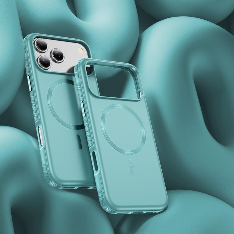 For iPhone 17 Pro Max Imitation Original CD Texture Magsafe PC Hybrid TPU Phone Case(Light Blue) - iPhone 17 Pro Max Cases by buy2fix | Online Shopping UK | buy2fix