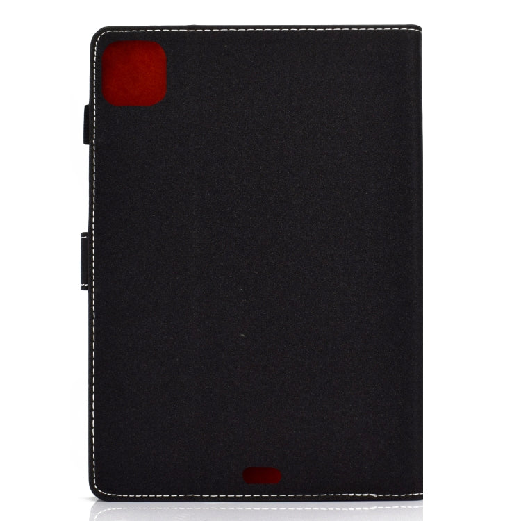 For iPad Air 2022 / 2020 10.9 Solid Color Magnetic Horizontal Flip Leather Case with Card Slots & Holder & Anti-skid Strip(Black) - iPad Air (2022) / (2020) 10.9 Cases by buy2fix | Online Shopping UK | buy2fix