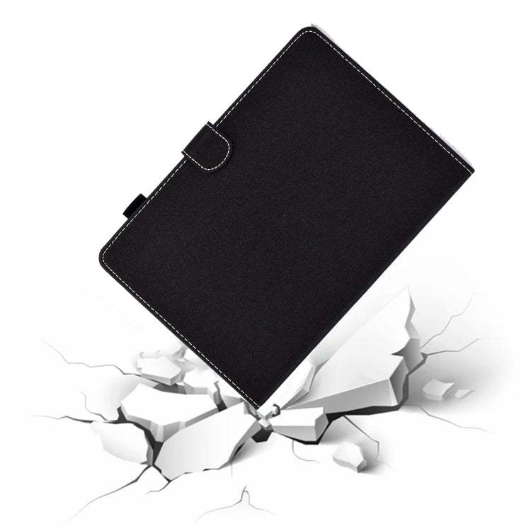 For iPad Air 2022 / 2020 10.9 Solid Color Magnetic Horizontal Flip Leather Case with Card Slots & Holder & Anti-skid Strip(Black) - iPad Air (2022) / (2020) 10.9 Cases by buy2fix | Online Shopping UK | buy2fix