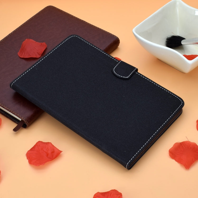 For iPad Air 2022 / 2020 10.9 Solid Color Magnetic Horizontal Flip Leather Case with Card Slots & Holder & Anti-skid Strip(Black) - iPad Air (2022) / (2020) 10.9 Cases by buy2fix | Online Shopping UK | buy2fix