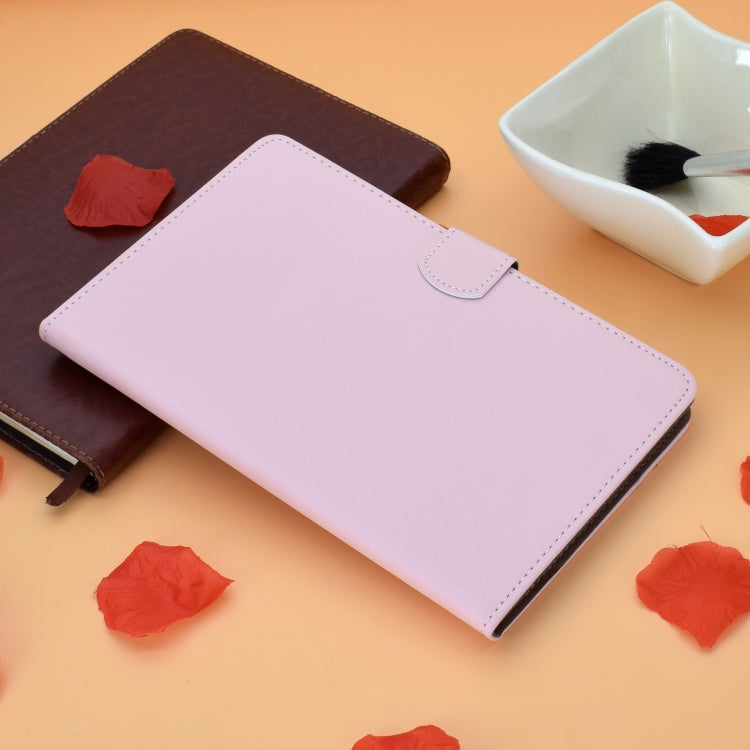 For iPad Air 2022 / 2020 10.9 Solid Color Magnetic Horizontal Flip Leather Case with Card Slots & Holder & Anti-skid Strip(Pink) - iPad Air (2022) / (2020) 10.9 Cases by buy2fix | Online Shopping UK | buy2fix