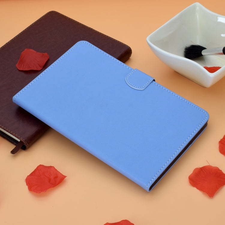 For iPad Air 2022 / 2020 10.9 Solid Color Magnetic Horizontal Flip Leather Case with Card Slots & Holder & Anti-skid Strip(Blue) - iPad Air (2022) / (2020) 10.9 Cases by buy2fix | Online Shopping UK | buy2fix