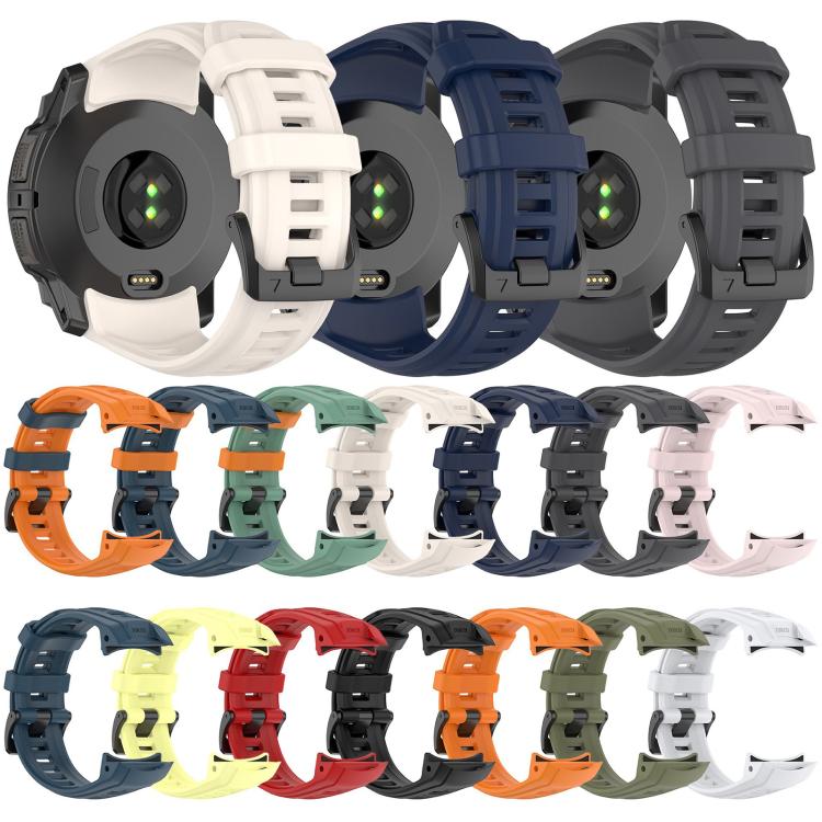 For Garmin Instinct 3 AMOLED 45mm / Solar 45mm xDfind Quick-release Silicone Watch Band(Official Orange) - Watch Bands by xDfind | Online Shopping UK | buy2fix