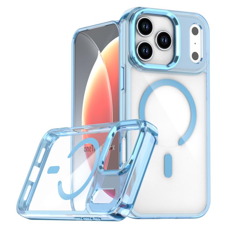 For iPhone 17 Pro Max MagSafe Magnetic Clear Phone Case(Blue) - iPhone 17 Pro Max Cases by buy2fix | Online Shopping UK | buy2fix