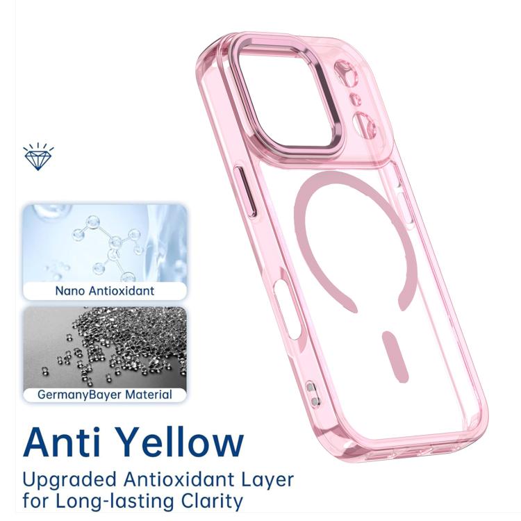 For iPhone 17 Pro MagSafe Magnetic Clear Phone Case(Blue) - iPhone 17 Pro Cases by buy2fix | Online Shopping UK | buy2fix