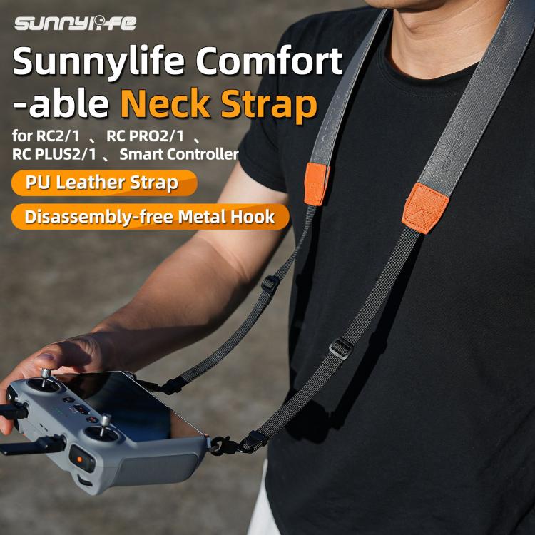 For DJI RC 2 / 1 / Pro 2 / 1 Sunnylife GS014 Multi-Purpose Lanyard with CNC Aluminum Buckle(Grey) - Holder Series by Sunnylife | Online Shopping UK | buy2fix