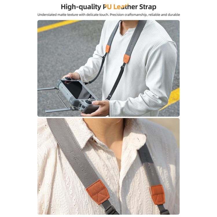For DJI RC 2 / 1 / Pro 2 / 1 Sunnylife GS014 Multi-Purpose Lanyard with CNC Aluminum Buckle(Grey) - Holder Series by Sunnylife | Online Shopping UK | buy2fix