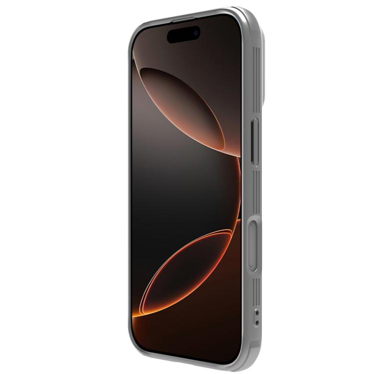 For iPhone 16 Pro NILLKIN CamShield Pro PC Phone Case(Grey) - iPhone 16 Pro Cases by NILLKIN | Online Shopping UK | buy2fix