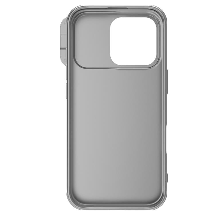 For iPhone 16 Pro NILLKIN CamShield Pro PC Phone Case(Grey) - iPhone 16 Pro Cases by NILLKIN | Online Shopping UK | buy2fix