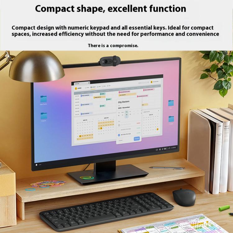 Logitech K251 Wireless Bluetooth Keyboard for Business Laptop Office use(Black) - Wireless Keyboard by Logitech | Online Shopping UK | buy2fix