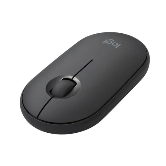 Logitech PEBBLE M350 1000DPI Ultra-Thin Dual-Mode Wireless Bluetooth Mouse(Black) - Wireless Mice by Logitech | Online Shopping UK | buy2fix