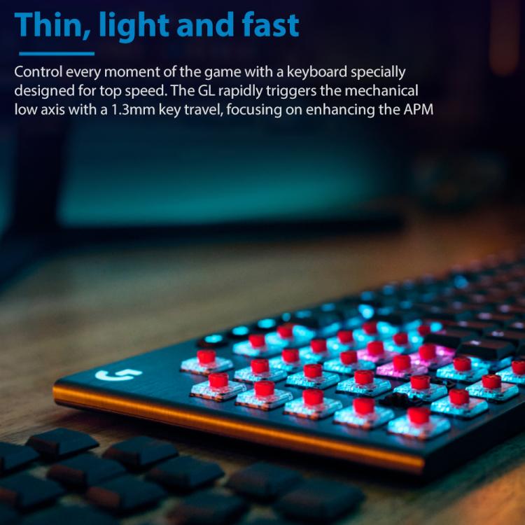 Logitech G915 X LIGHTSPEED Wireless Low Profile Gaming Keyboard(White Tactile) - Wireless Keyboard by Logitech | Online Shopping UK | buy2fix