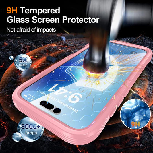 For iPhone Air RedPepper Tempered Glass MagSafe Phone Case(Pink) - iPhone Air Cases by RedPepper | Online Shopping UK | buy2fix