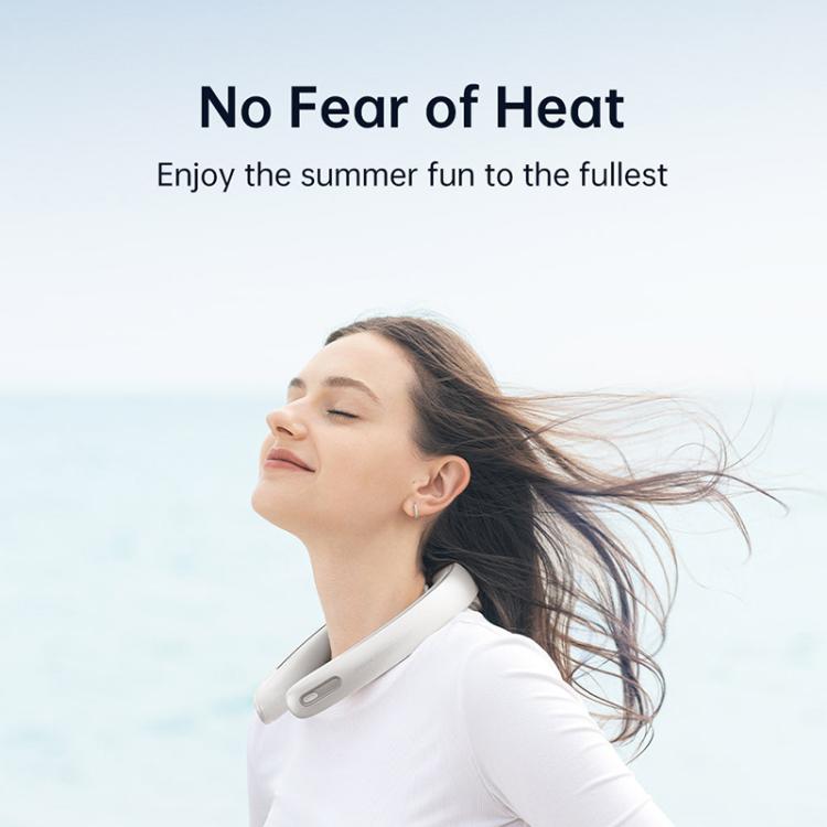 JisuLife FA45 100-speed Dual Turbo Portable Neck Fan Pro1(Blue) - Electric Fans by Jisulife | Online Shopping UK | buy2fix