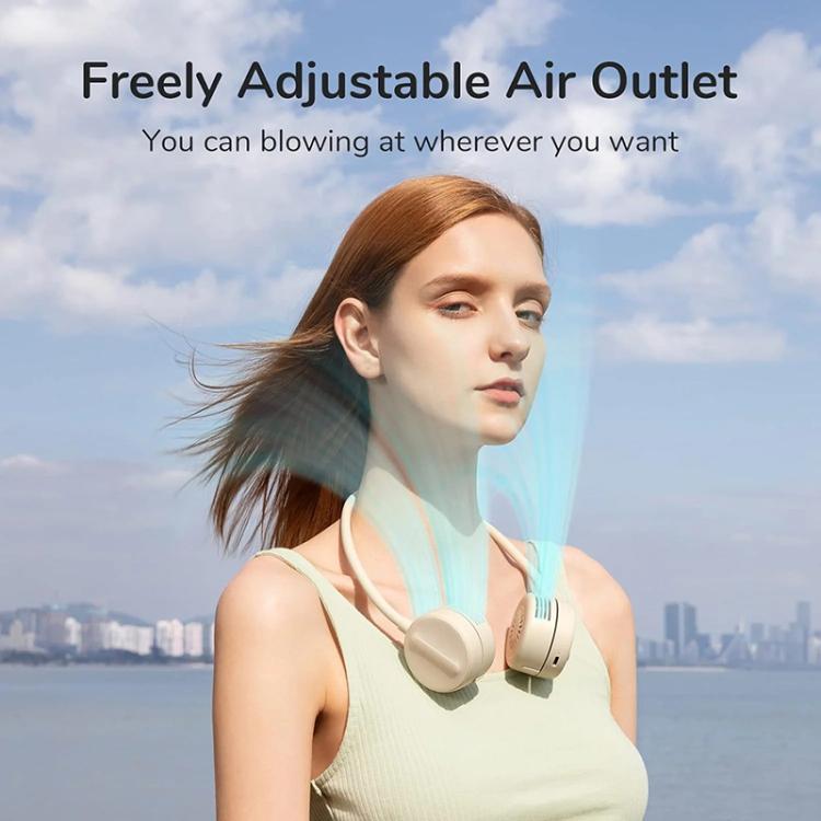 JisuLife FA25 Outdoor Sports Portable Neck Fan Life1(Green) - Electric Fans by Jisulife | Online Shopping UK | buy2fix