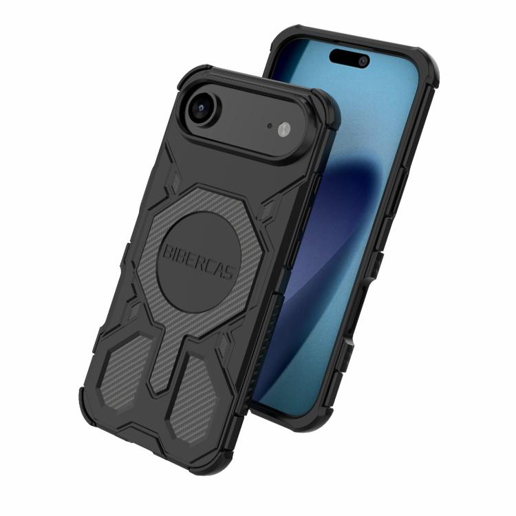 For iPhone 17 Air BIBERCAS Real Color Series MagSafe Shockproof Phone Case(Green) - iPhone 17 Air Cases by BIBERCAS | Online Shopping UK | buy2fix