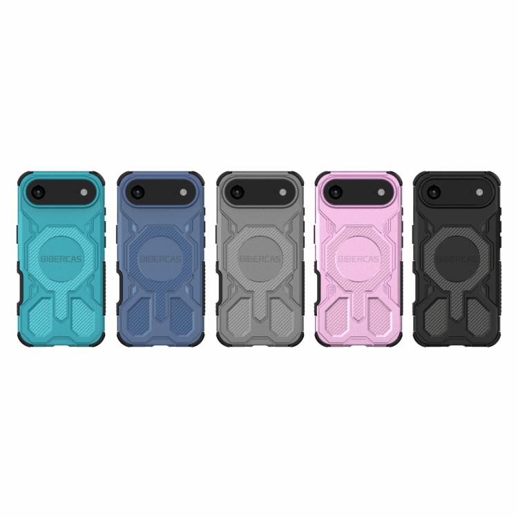 For iPhone Air BIBERCAS Real Color Series MagSafe Shockproof Phone Case(Black) - iPhone Air Cases by BIBERCAS | Online Shopping UK | buy2fix
