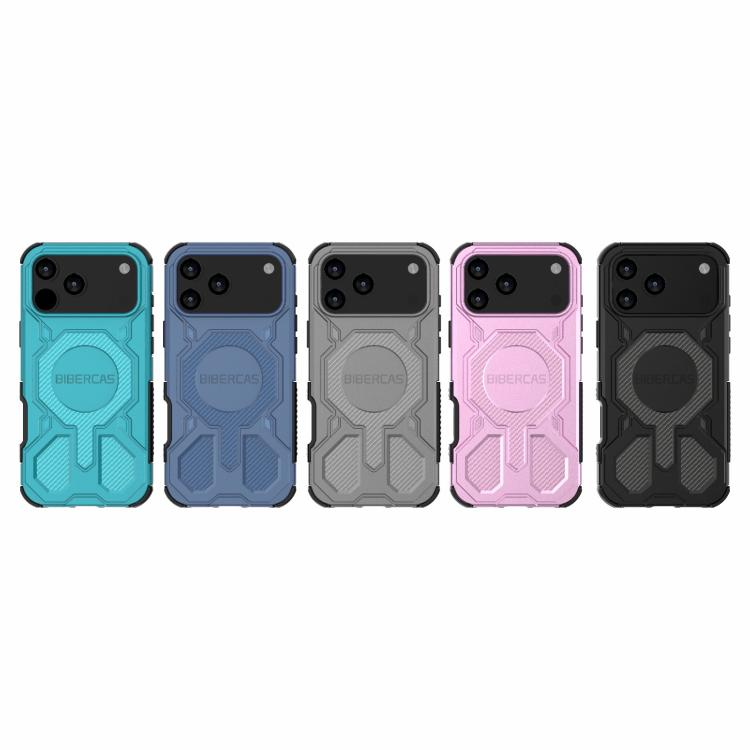 For iPhone 17 Pro Max BIBERCAS Real Color Series MagSafe Shockproof Phone Case(Pink) - iPhone 17 Pro Max Cases by BIBERCAS | Online Shopping UK | buy2fix