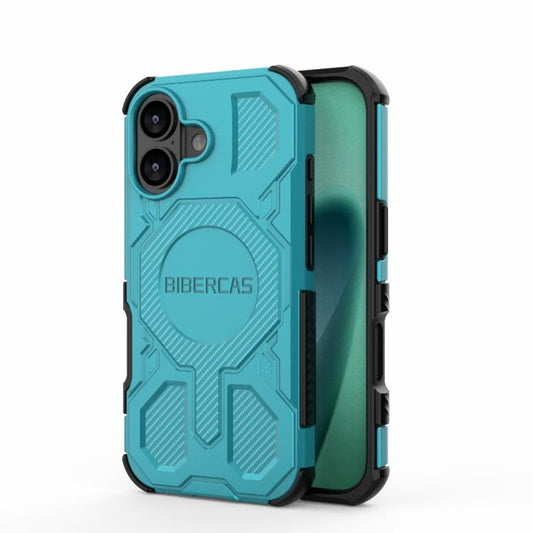 For iPhone 17 BIBERCAS Real Color Series MagSafe Shockproof Phone Case(Green) - iPhone 17 Cases by BIBERCAS | Online Shopping UK | buy2fix