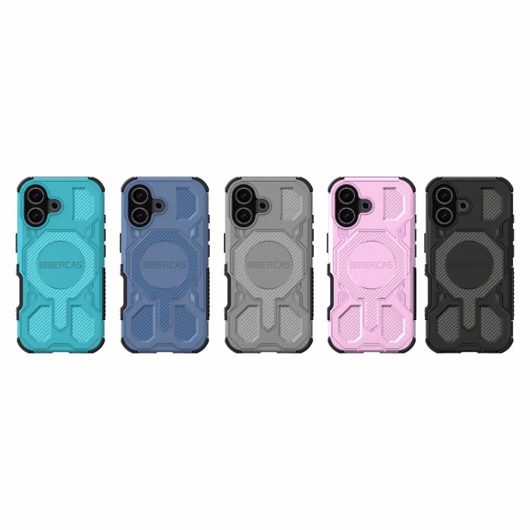 For iPhone 17 BIBERCAS Real Color Series MagSafe Shockproof Phone Case(Blue) - iPhone 17 Cases by BIBERCAS | Online Shopping UK | buy2fix