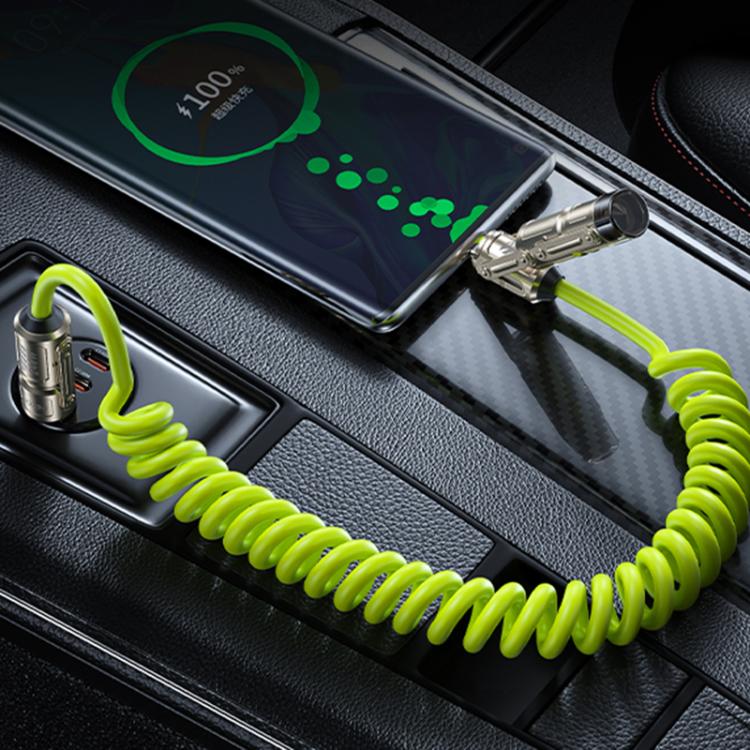 WK WDC-80 240W Car Charging Data Cable with Safety Hammer(Champagne Gold) - Emergency Hammer by WK | Online Shopping UK | buy2fix