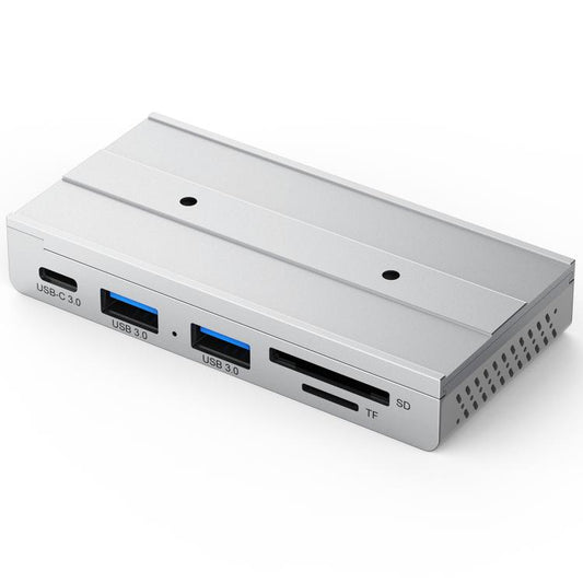 ORICO HST-2A1CTS 5 in 1 USB 3.0 Detachable Magnetic Docking Station(Silver) - USB 3.0 HUB by ORICO | Online Shopping UK | buy2fix