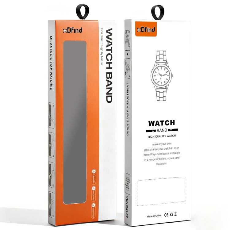 For Google Pixel Watch / Watch2 / Watch3 41mm xDfind Seven Beads Buckle Stainless Steel Watch Band(Silver Gold) - Watch Bands by xDfind | Online Shopping UK | buy2fix