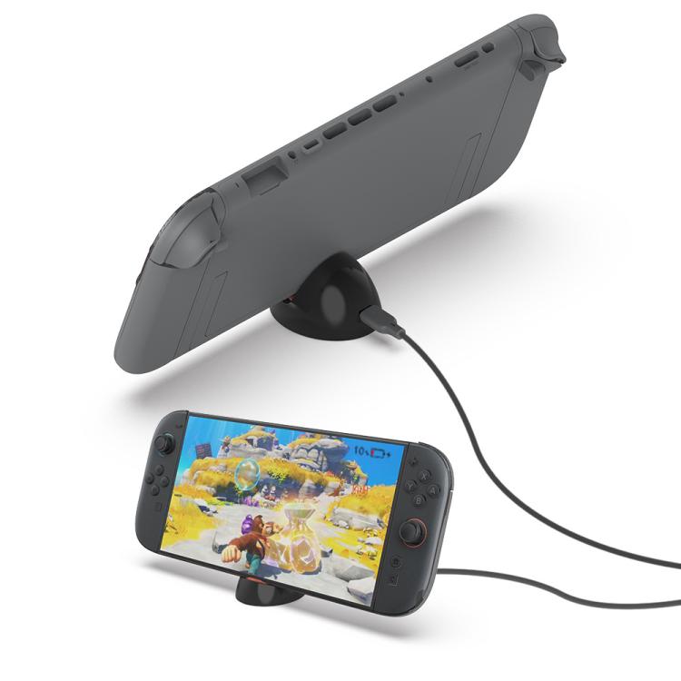 PGTECH GP-376 For Nintendo Switch 2 / 1 / OLDE Game Console Charging Stand(Black Blue) - Charger & Power by buy2fix | Online Shopping UK | buy2fix
