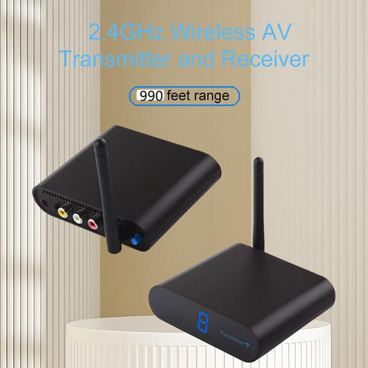 Measy AV230 2.4GHz Wireless Audio / VideoTransmitter & Receiver 1TX to 2RX(AU Plug) - Set Top Box & Accessories by Measy | Online Shopping UK | buy2fix