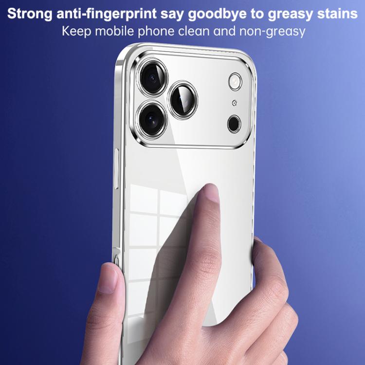 For iPhone 17 Pro SULADA Shine Through Series Plating TPU Transparent Phone Case(Titanium Blue) - iPhone 17 Pro Cases by SULADA | Online Shopping UK | buy2fix