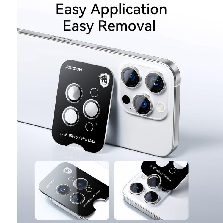 For iPhone 17 JOYROOM Knight Series 9H HD Lens Protective Film(Black) - iPhone 17 Tempered Glass by JOYROOM | Online Shopping UK | buy2fix