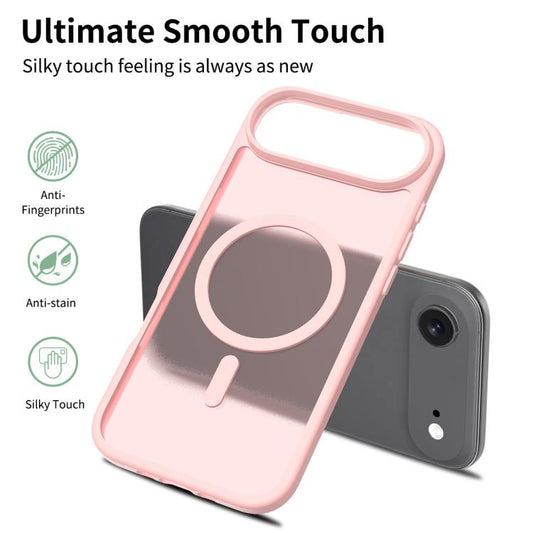 For iPhone Air Skin Feel TPU Hybrid PC MagSafe Phone Case(Pink) - iPhone Air Cases by buy2fix | Online Shopping UK | buy2fix