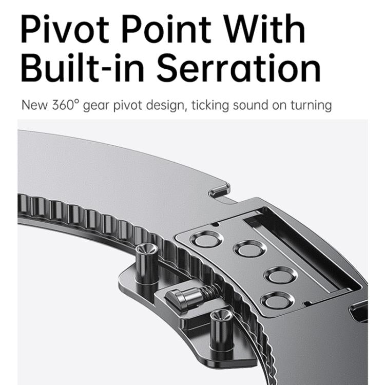 For iPhone 17 Gear 360 Rotation MagSafe Holder Phone Case(Transparent) - iPhone 17 Cases by buy2fix | Online Shopping UK | buy2fix