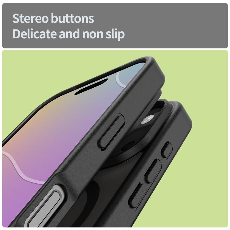 For iPhone 17 Pro Fanying Series PC Hybrid TPU Translucent Frosted MagSafe Phone Case(Translucent Black) - iPhone 17 Pro Cases by buy2fix | Online Shopping UK | buy2fix