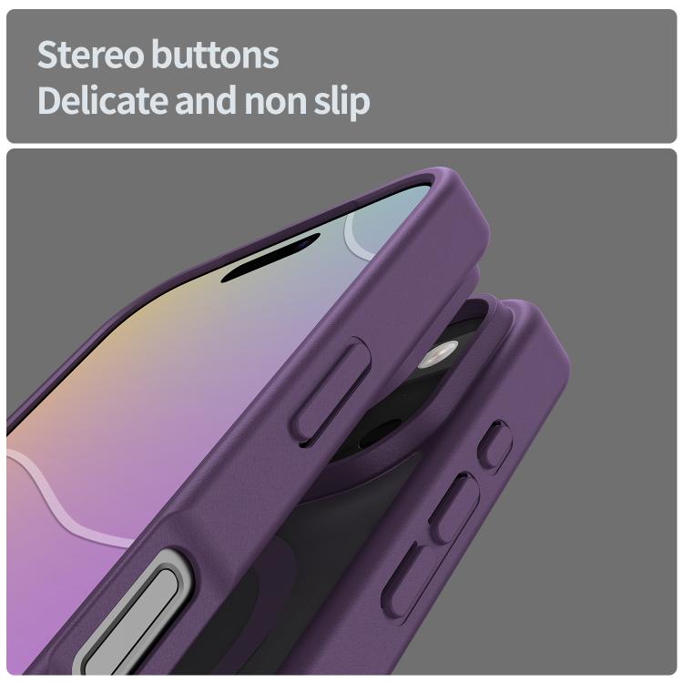 For iPhone 17 Pro Fanying Series PC Hybrid TPU Translucent Frosted MagSafe Phone Case(Crystal Purple) - iPhone 17 Pro Cases by buy2fix | Online Shopping UK | buy2fix
